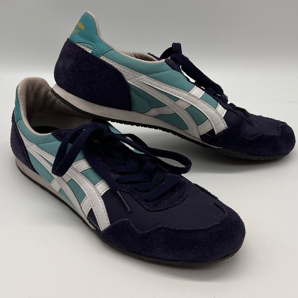 onitsuka tiger fille cyan
